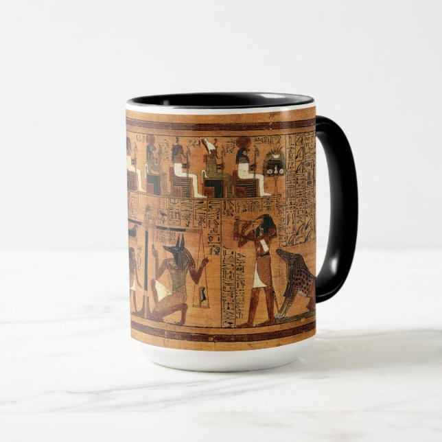Taza egipcia de los Royals del papiro (Anverso derecho)