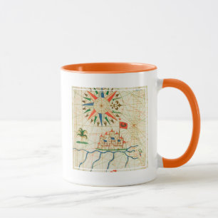Taza Egipto, el río el Nilo y El Cairo