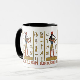 Taza Egipto viejo faraónico glorioso