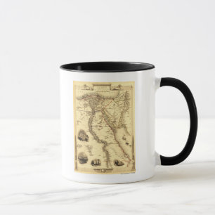 Taza Egipto y ArabiaPanoramic MapEgypt