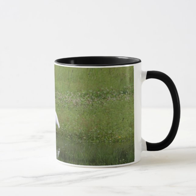 Taza Egret blanco (Derecha)