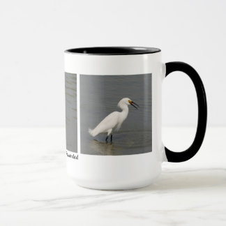 Taza Egret nevado
