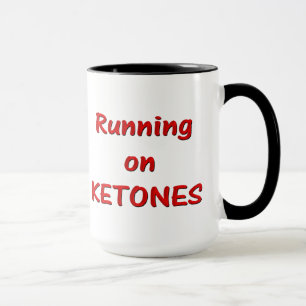 Taza Ejecutando en Ketones Mug