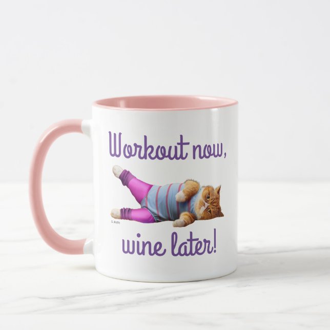 Taza Ejercicio del gato (Izquierda)