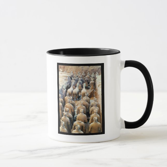Taza Ejército de la terracota, dinastía de Qin, 210 (Derecha)