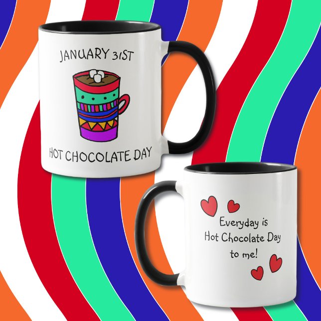 Taza El 31 de enero es feriado del Día del Chocolate Ca (Subido por el creador)