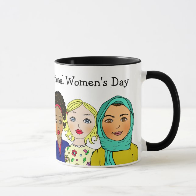Taza El 8 de marzo es el Día Internacional de la Mujer (Derecha)