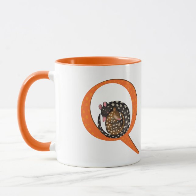 Taza El ABC de animales es para el mug quoll (Izquierda)
