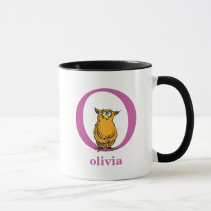 Taza El ABC de Dr. Seuss: Letra O - Morado Agrega tu