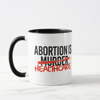 Taza El aborto es la atención médica