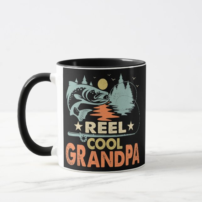 Taza El abuelo de la Guay Reel pescando el padre de la  (Izquierda)