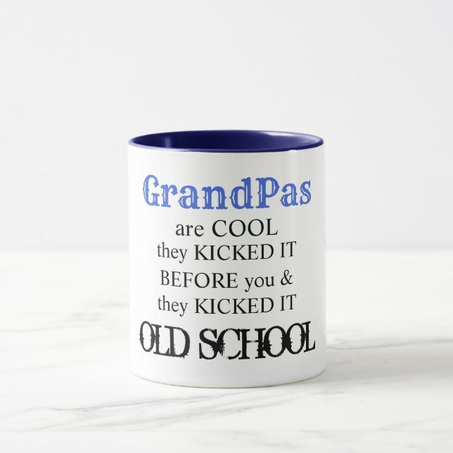 Taza El abuelo es la mejor cita graciosa de la vieja es (Centro)
