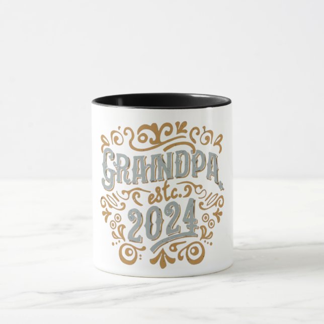 Taza el abuelo est 2024, ascendido al abuelo Est. 2024 (Centro)