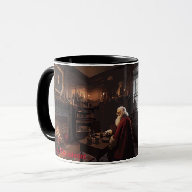 Taza El acogedor rincón de Santa (Anverso izquierdo)