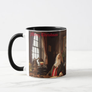 Taza El acogedor rincón de Santa