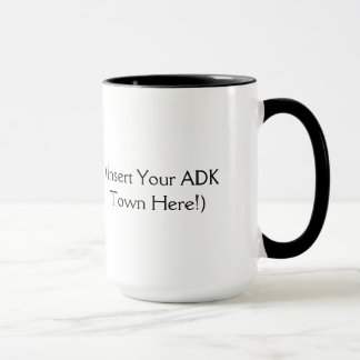 Taza El Adirondacks está llamando - inserte su ciudad