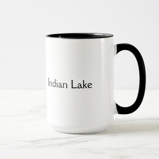 Taza El Adirondacks está llamando - lago indio (Derecha)