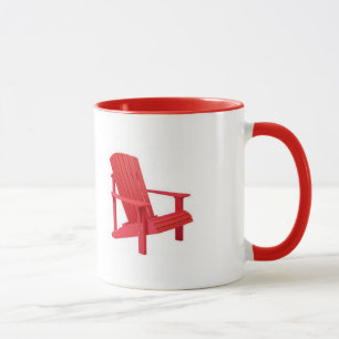 Taza El Adirondacks está llamando - silla de Adirondac