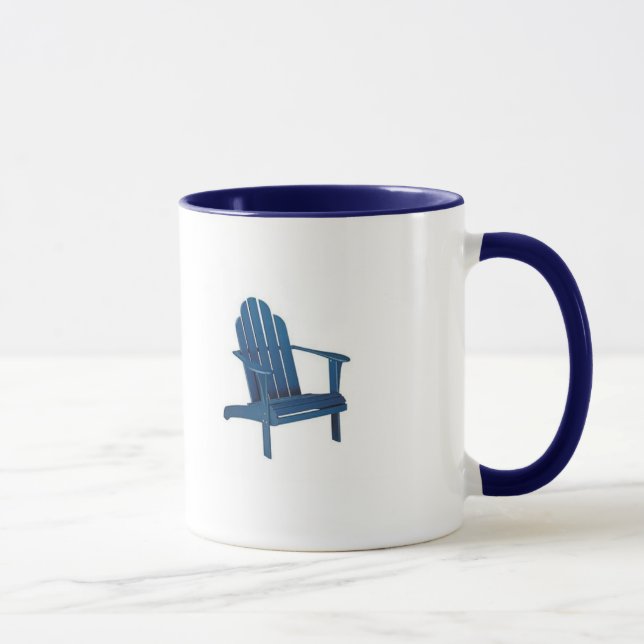 Taza El Adirondacks está llamando - silla de Adirondack (Derecha)
