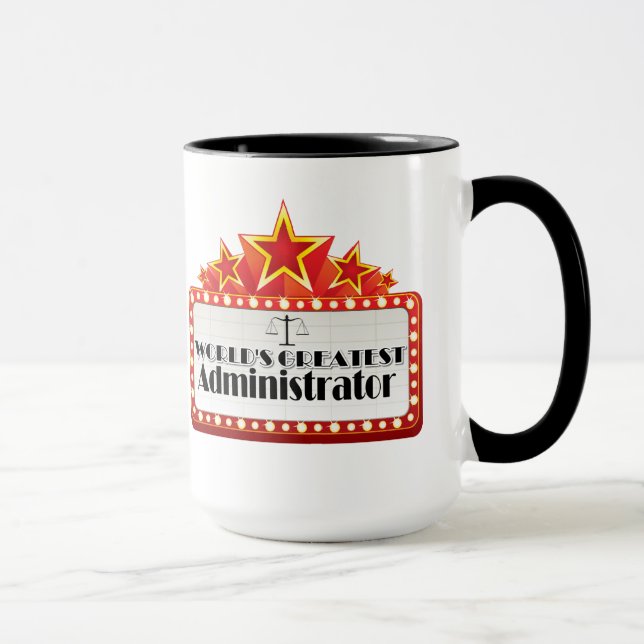 Taza El administrador más grande del mundo (Derecha)