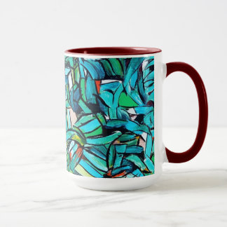 Taza El agua fluye en la nube