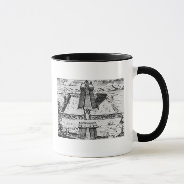 Taza El alcalde de Templo en Tenochtitlan (Derecha)