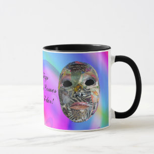 Taza El Alma Viene En La Máscara De Todos Los Colores