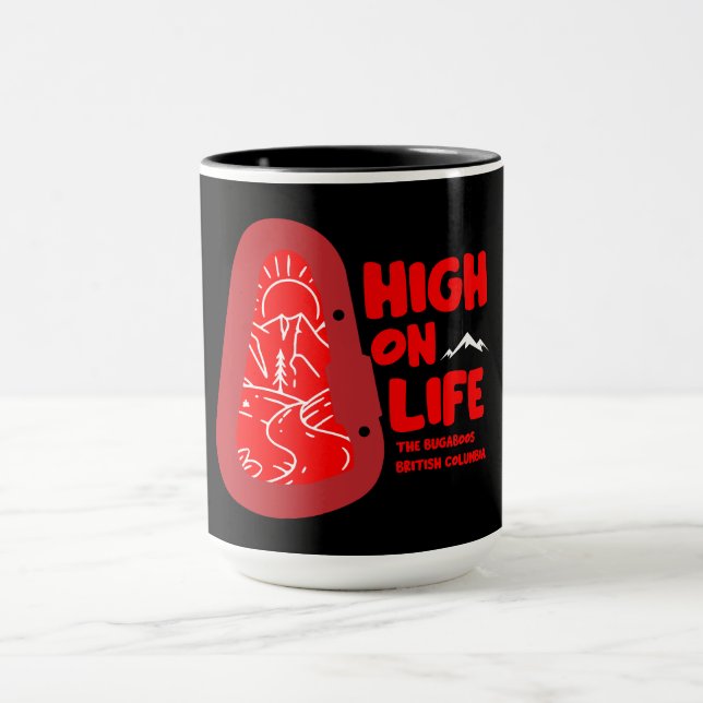 Taza El alpinismo de Bugaboos en Canadá (Centro)