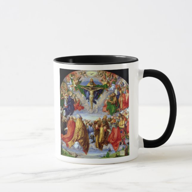 Taza El Altarpiece de Landauer, Día de Todos los (Derecha)