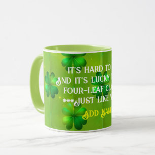 Taza El amante 4 del Día de San Patricio enumera una co