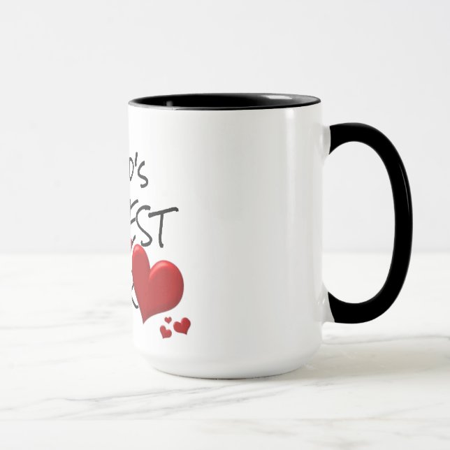 Taza el amante más grande del mundo adorable moda graci (Derecha)