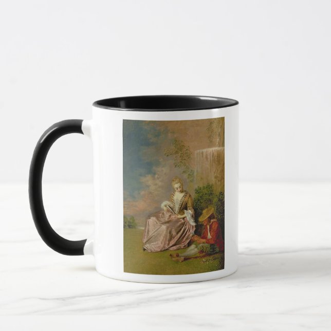 Taza El amante tímido, 1718 (Izquierda)