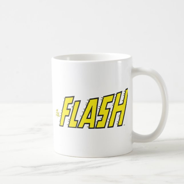 Taza El amarillo con el logo Flash (Derecha)