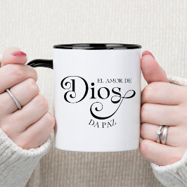 Taza El amor de Dios café cristiano español mug