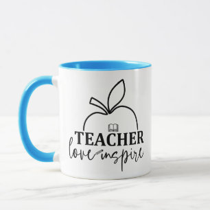 Taza El amor de los profesores inspira a divertirse