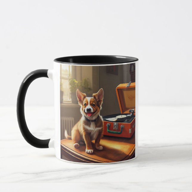 Taza El amor de un perro está en la Humanidad y la Leal (Izquierda)