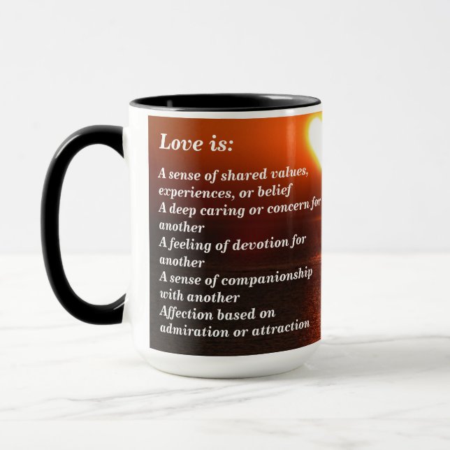 Taza El amor es (Izquierda)