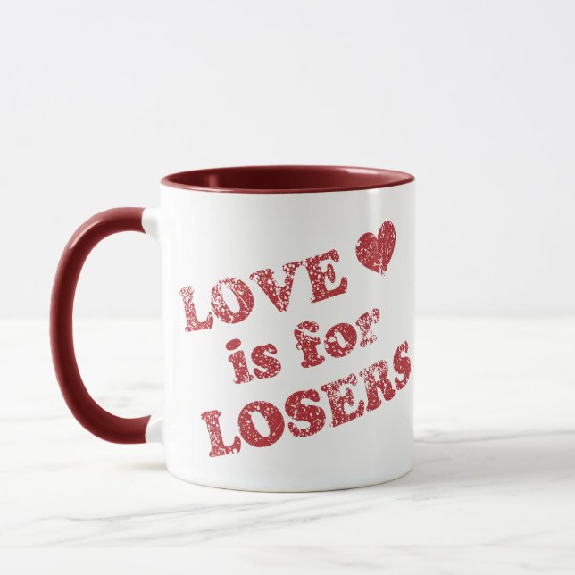 Taza El amor es para los perdedores (Izquierda)