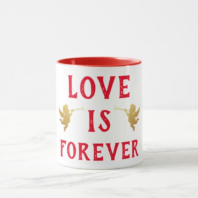Taza El amor es para siempre café Mug (Centro)