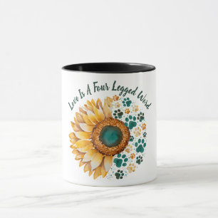 Taza El Amor Es Una Palabra De Cuatro Patas, Amante De