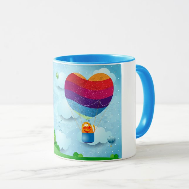 Taza El amor está en el aire (Anverso derecho)