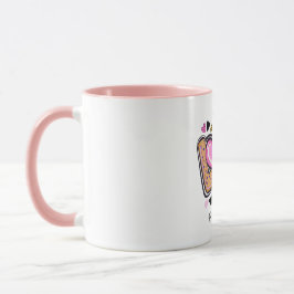 Taza El amor moderno por la arte - Día de San Valentín