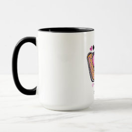 Taza El amor moderno por la arte - Día de San Valentín