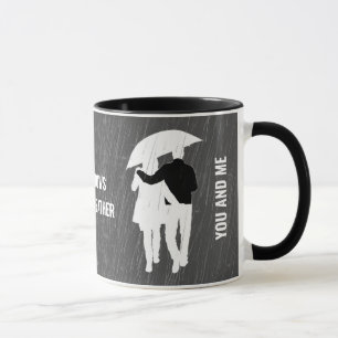 Taza El amor no sabe mal personalizable meteorológico