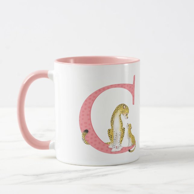 Taza El Animal ABC C es para la mugre de chita. (Izquierda)