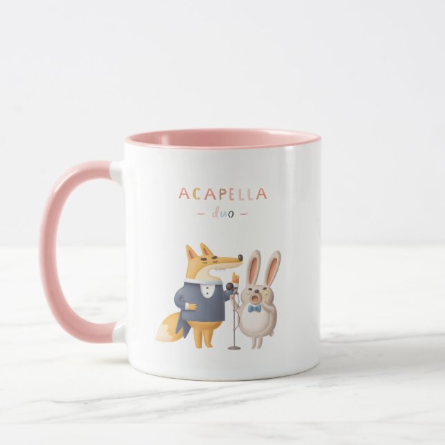 Taza El animal de Woodland Acapella Duo Mug (Izquierda)