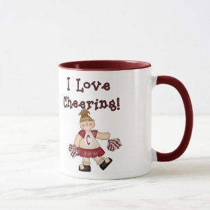Taza El animar del amor del rojo I