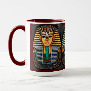 Taza El antiguo faraón egipcio Tutankhamen