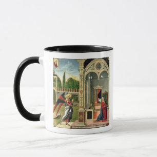 Taza El anuncio (aceite en el panel) 2