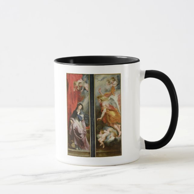 Taza El anuncio, del revés del (Derecha)